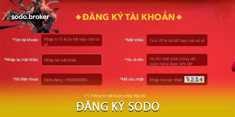 Hướng dẫn các bước tham gia nhà cái sodo chi tiết