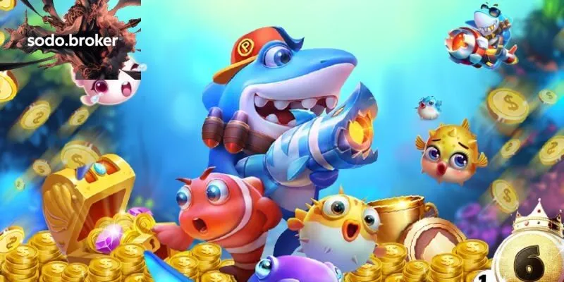 Rất nhiều loại cá và vũ khí khác nhau tại bắn cá sodo